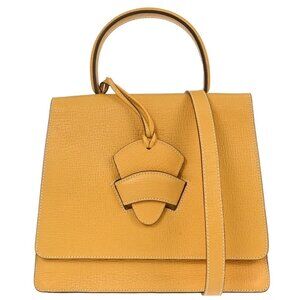 Loewe Yellow Barcelona 2way Shoulder Handbag 136019